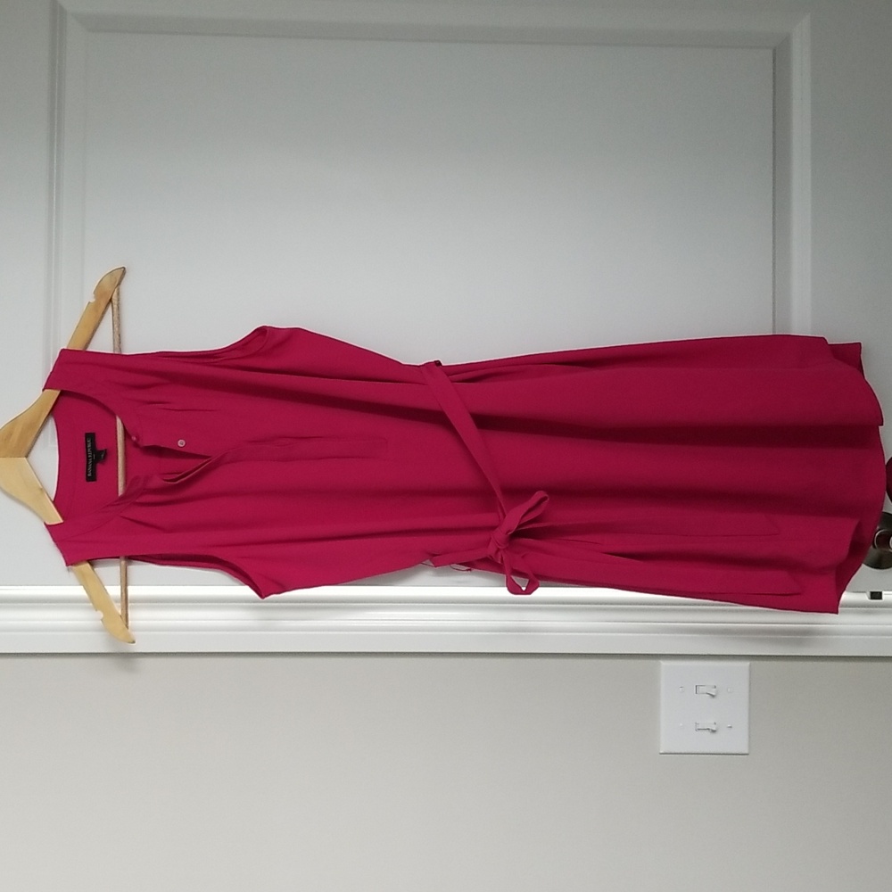 Banana Republic factory fuchsia shift dress size 8